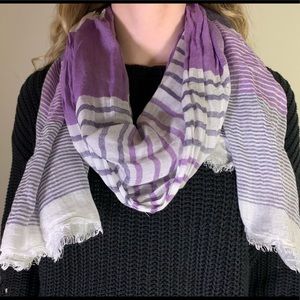 Purple scarf